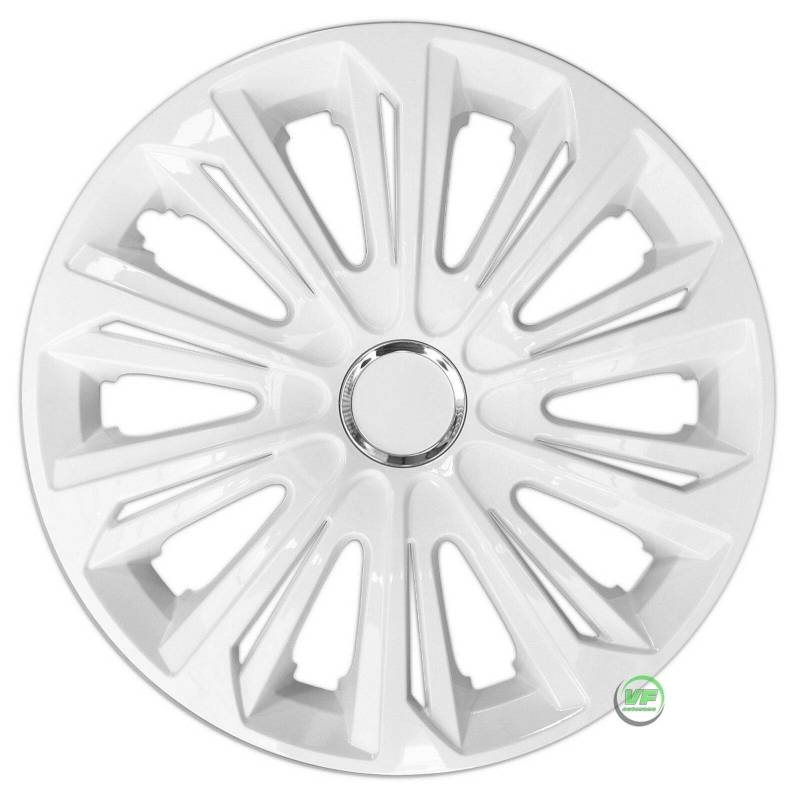 | 16" Radkappen Radzierblenden 4er Set 16 Zoll White Weiss Lackiert Strong, Radabdeckung, Radkappen, Zierblenden, Zierkappen, Radblenden, Felgen, Radzierblenden von J&J AUTOMOTIVE