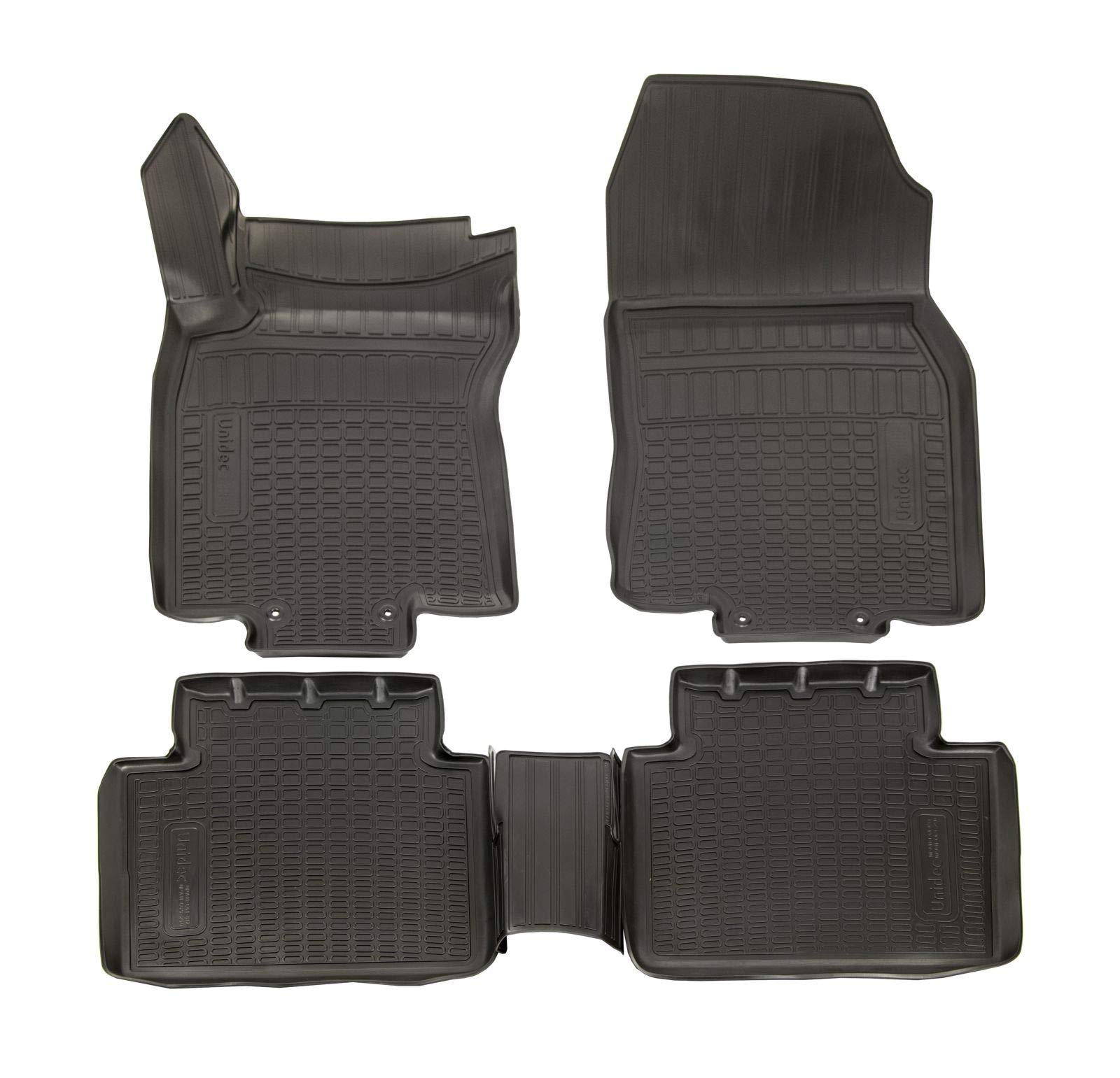 J&J AUTOMOTIVE | 3D Gummimatten Auto Matten Fussmatten Kompatibel mit X-Trail T32 ab 2014, Rand cca 4cm, Allwetter, 4Tlg, Premium Qualität J&J AUTOMOTIVE | 3D Gummimatten Auto Matten Fussmatten Kompatibel mit X-Trail T32 ab 2014, Rand cca 4cm, Allwetter, 4Tlg, Premium Qualität von J&J AUTOMOTIVE