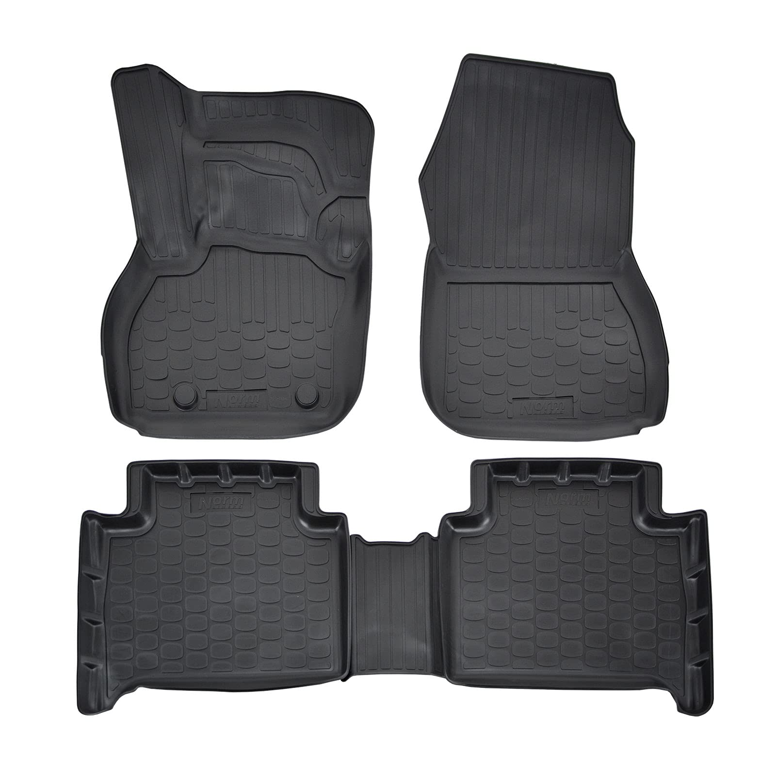 J&J AUTOMOTIVE | 3D Gummimatten Auto Matten Fussmatten Kompatibel mit Zoe 2012-2019, Rand cca 4cm, Allwetter, 4Tlg, Premium Qualität J&J AUTOMOTIVE | 3D Gummimatten Auto Matten Fussmatten Kompatibel mit Zoe 2012-2019, Rand cca 4cm, Allwetter, 4Tlg, Premium Qualität von J&J AUTOMOTIVE