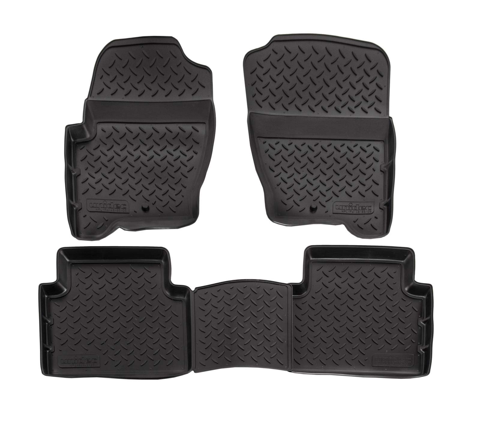 J&J AUTOMOTIVE | 3D Gummimatten Auto Matten Fussmatten Kompatibel mit Range Rover Sport L320 2005-2012, Rand 4cm, Allwetter, 4Tlg, Premium Qualität J&J AUTOMOTIVE | 3D Gummimatten Auto Matten Fussmatten Kompatibel mit Range Rover Sport L320 2005-2012, Rand 4cm, Allwetter, 4Tlg, Premium Qualität von J&J AUTOMOTIVE