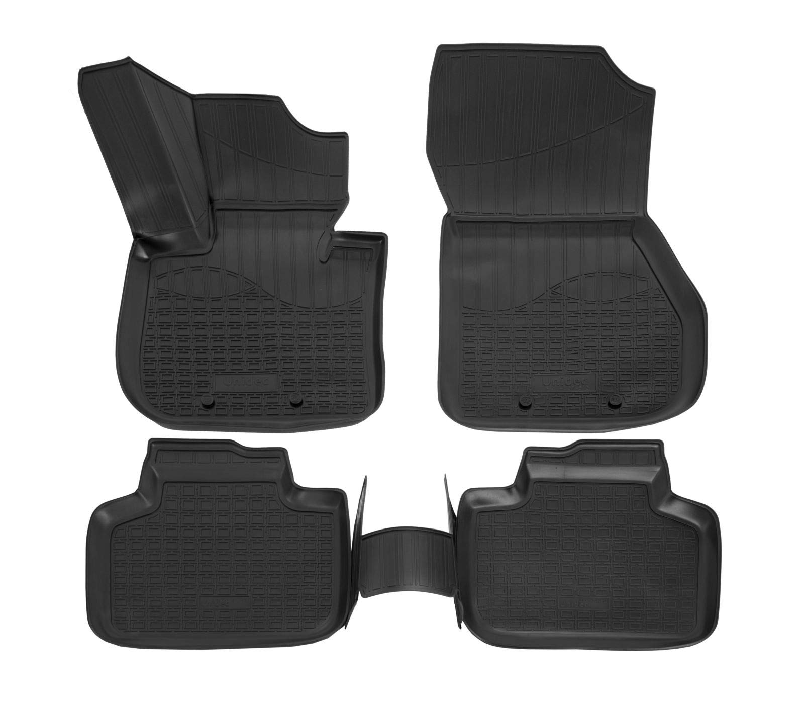 J&J AUTOMOTIVE | 3D Gummimatten Auto Matten Fussmatten Kompatibel mit X1 F48 ab 2015, Rand cca 4cm, Allwetter, 4Tlg, Premium Qualität J&J AUTOMOTIVE | 3D Gummimatten Auto Matten Fussmatten Kompatibel mit X1 F48 ab 2015, Rand cca 4cm, Allwetter, 4Tlg, Premium Qualität von J&J AUTOMOTIVE