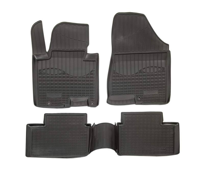 J&J AUTOMOTIVE | 3D Gummimatten Auto Matten Fussmatten Kompatibel mit Cee'D/Pro Cee'D 2012-2018, Rand cca 4cm, Allwetter, 4Tlg, Premium Qualität von J&J AUTOMOTIVE
