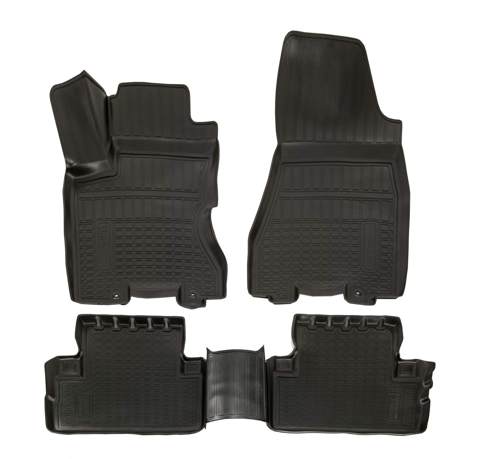 J&J AUTOMOTIVE | 3D Gummimatten Auto Matten Fussmatten Kompatibel mit X-Trail T31 2007-2013, Rand cca 4cm, Allwetter, 4Tlg, Premium Qualität J&J AUTOMOTIVE | 3D Gummimatten Auto Matten Fussmatten Kompatibel mit X-Trail T31 2007-2013, Rand cca 4cm, Allwetter, 4Tlg, Premium Qualität von J&J AUTOMOTIVE