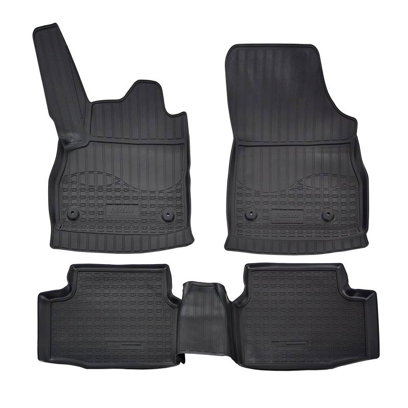 Norm Liners | 3D Gummimatten Auto Matten Fussmatten Kompatibel mit Astra K 2015-2021, Rand cca 4cm, Allwetter, 4Tlg, Premium Qualität von J&J AUTOMOTIVE