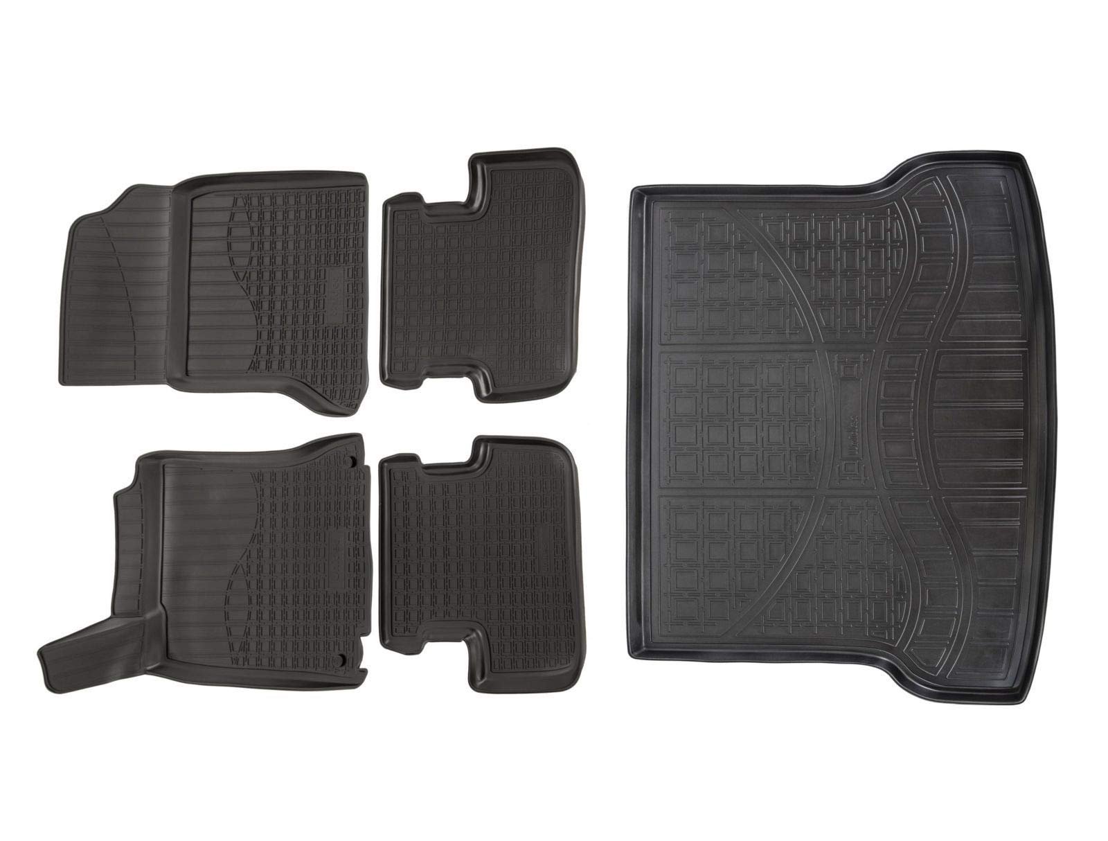 J&J AUTOMOTIVE | Allwetter TPE Gummimatten + Kofferraumwanne Set Für GLA X156 ab 2014, Antirutsch, Passgenau, Rand 2-4cm, Schwarz J&J AUTOMOTIVE | Allwetter TPE Gummimatten + Kofferraumwanne Set Für GLA X156 ab 2014, Antirutsch, Passgenau, Rand 2-4cm, Schwarz von J&J AUTOMOTIVE
