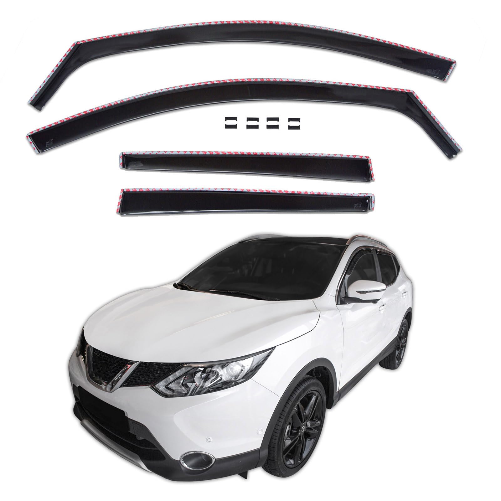 J&J AUTOMOTIVE | GP Windabweiser Kompatibel mit Qashqai J11 2014-2021 J&J AUTOMOTIVE | GP Windabweiser Kompatibel mit Qashqai J11 2014-2021 von J&J AUTOMOTIVE
