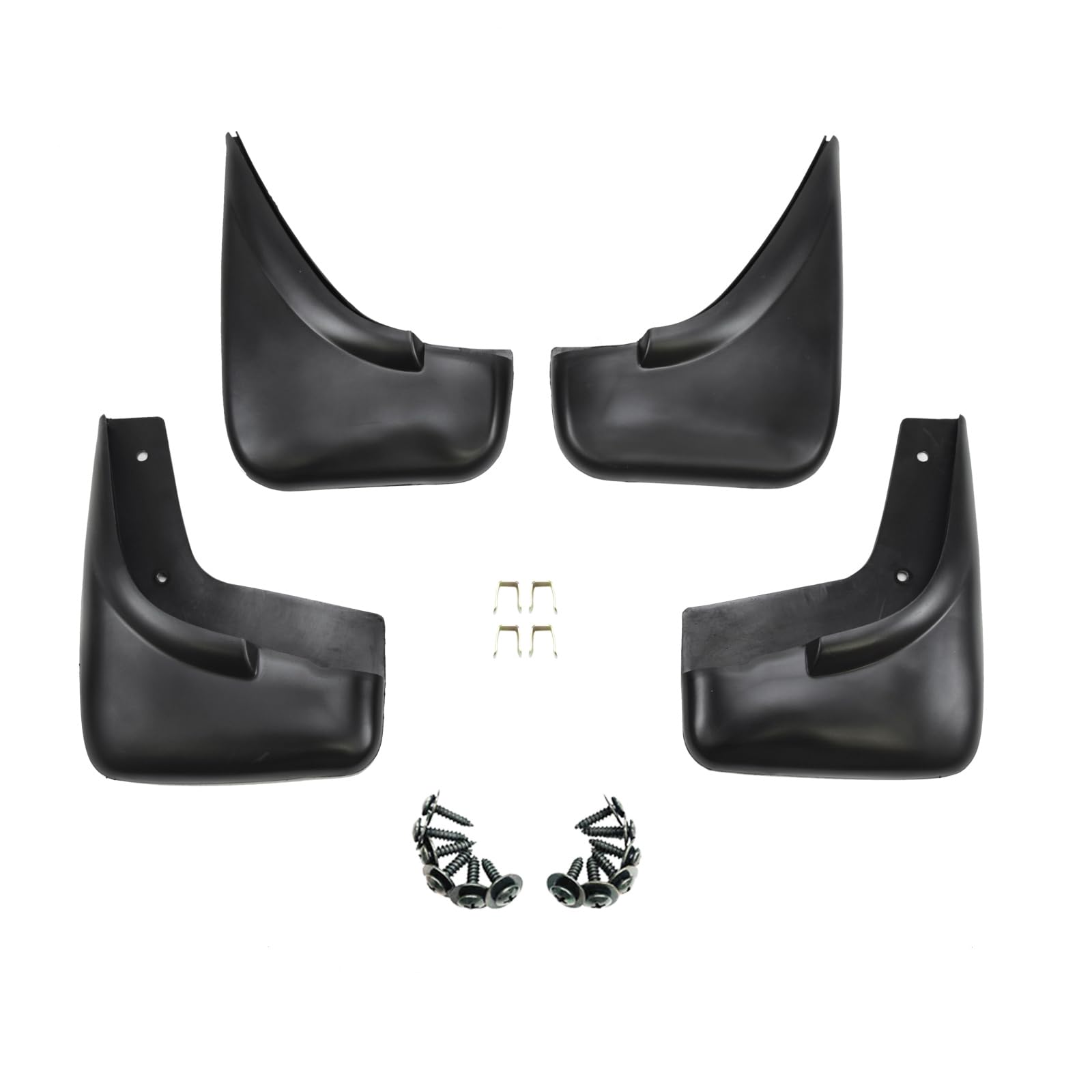 J&J AUTOMOTIVE | Schmutzfänger 4er Set vorne + hinten für Golf 4 1997-2003 Schrägheck, Abwaschbar, Einfache Montage, Strapazierfähig, Schwarz J&J AUTOMOTIVE | Schmutzfänger 4er Set vorne + hinten für Golf 4 1997-2003 Schrägheck, Abwaschbar, Einfache Montage, Strapazierfähig, Schwarz von J&J AUTOMOTIVE