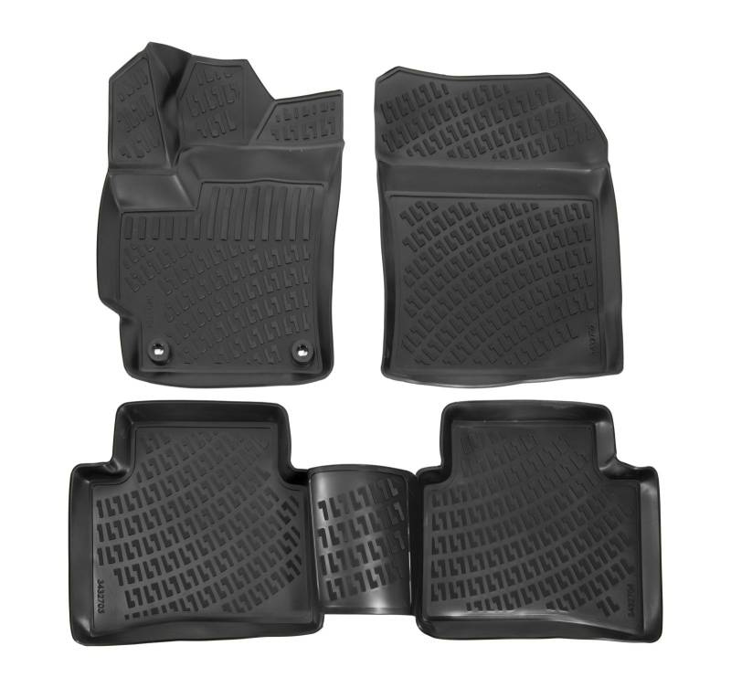 J&J AUTOMOTIVE | Tapis DE SOL EN Caoutchouc 3D Exclusive Compatible Avec Corolla ab 2019, Schwarz, Anti-Rutsch, Allwetter, 4-TLG, Hohes Rand von J&J AUTOMOTIVE
