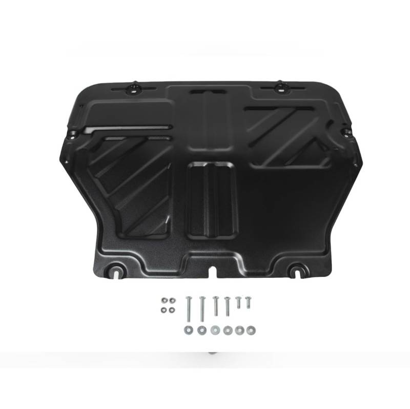 J&J AUTOMOTIVE | Unterfahrschutz Motor + Getriebeschutz Aus Stahl Für Transporter T5 2003-2015, Motorabdeckung, Schutz Für Motor, Stärke 2 Mm von J&J AUTOMOTIVE