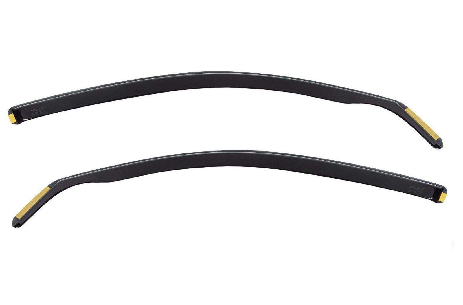 J&J AUTOMOTIVE | Windabweiser Passend Für B-Klasse W246 2011-2018, Heko Regenabweiser, Getönt, Set 2-Teilig, Vorne, Aerodynamisch von J&J AUTOMOTIVE