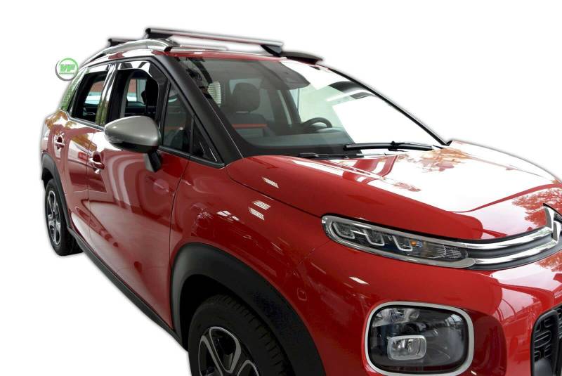 J&J AUTOMOTIVE | Windabweiser Passend Für C3 Aircross 5Türer ab 2017, Heko Regenabweiser, Getönt, Set 4-Teilig, Vorne, Hinten, Aerodynamisch von J&J AUTOMOTIVE