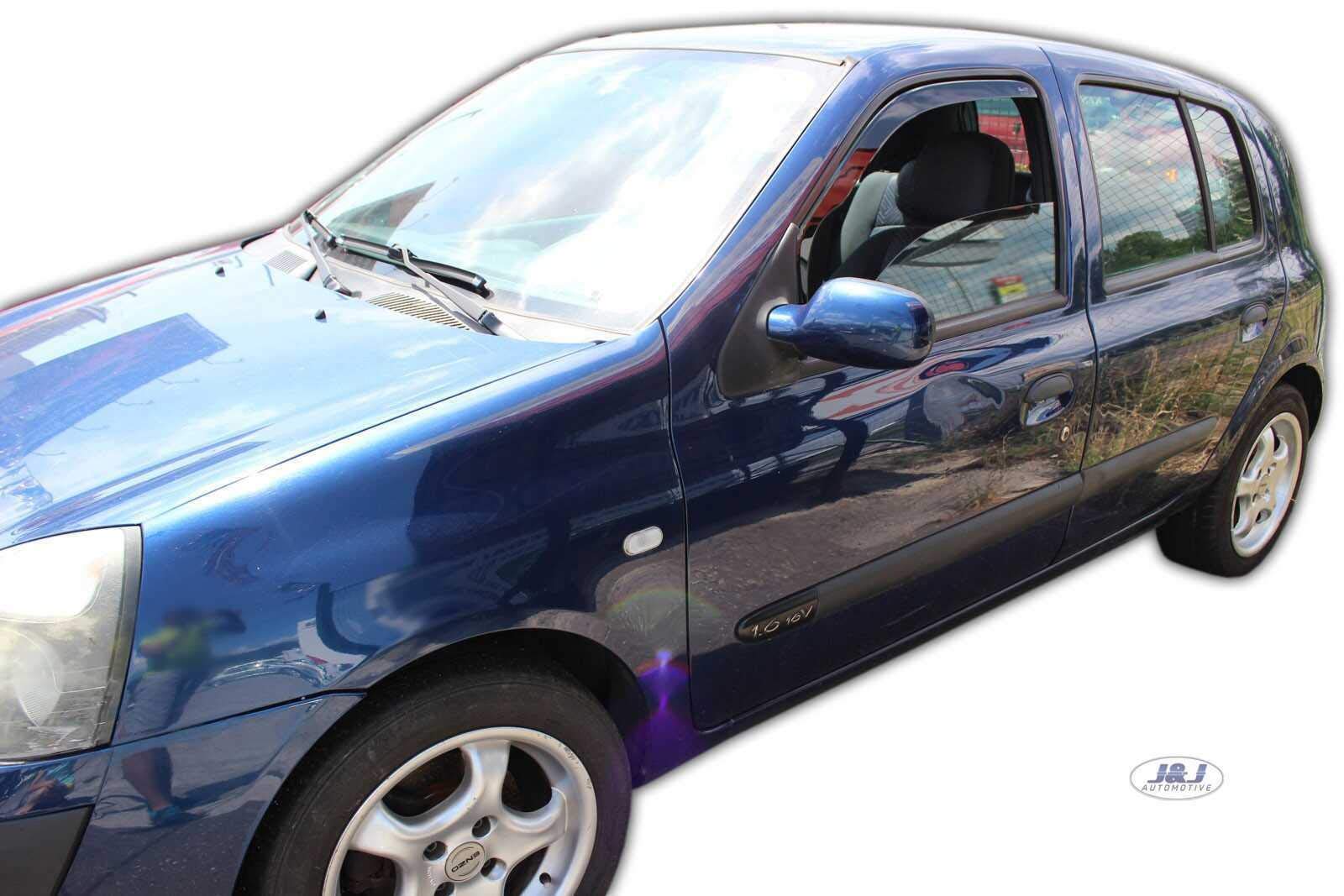J&J AUTOMOTIVE | Windabweiser Passend Für Clio 2, Fließheck 1998-2005, Heko Regenabweiser, Getönt, Set 2-Teilig, Vorne, Aerodynamisch J&J AUTOMOTIVE | Windabweiser Passend Für Clio 2, Fließheck 1998-2005, Heko Regenabweiser, Getönt, Set 2-Teilig, Vorne, Aerodynamisch von J&J AUTOMOTIVE