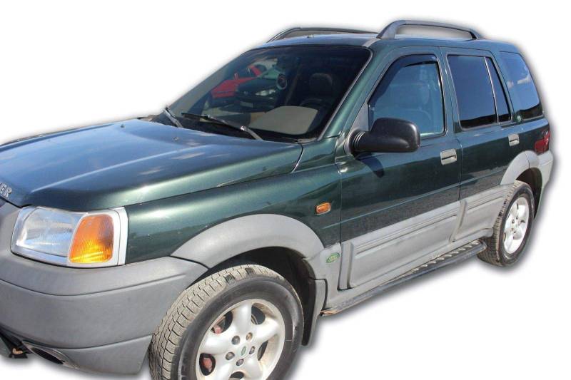 J&J AUTOMOTIVE | Windabweiser Passend Für Freelander 1998-2006, Heko Regenabweiser, Getönt, Set 4-Teilig, Vorne, Hinten, Aerodynamisch von J&J AUTOMOTIVE