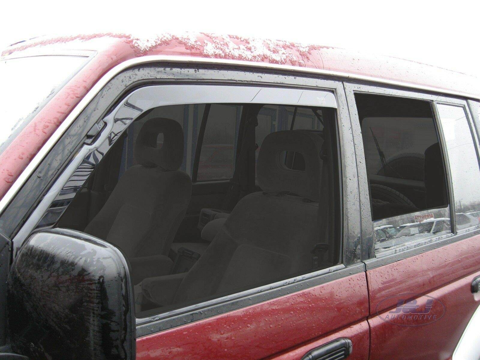 J&J AUTOMOTIVE | Windabweiser Passend Für Shogun 3/5-Türer 1991-2000, Heko Regenabweiser, Getönt, Set 2-Teilig, Vorne, Aerodynamisch J&J AUTOMOTIVE | Windabweiser Passend Für Shogun 3/5-Türer 1991-2000, Heko Regenabweiser, Getönt, Set 2-Teilig, Vorne, Aerodynamisch von J&J AUTOMOTIVE