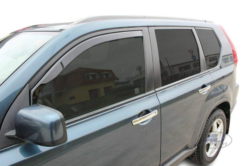 J&J AUTOMOTIVE | Windabweiser Passend Für X-Trail 09/2007, Heko Regenabweiser, Getönt, Set 2-Teilig, Vorne, Aerodynamisch von J&J AUTOMOTIVE