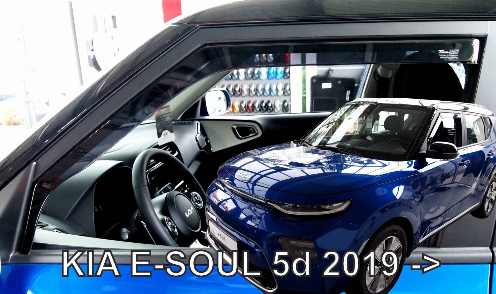 J&J AUTOMOTIVE | Windabweiser für Kia E-Soul ab 2019, 2tlg Regenabweiser von J&J AUTOMOTIVE