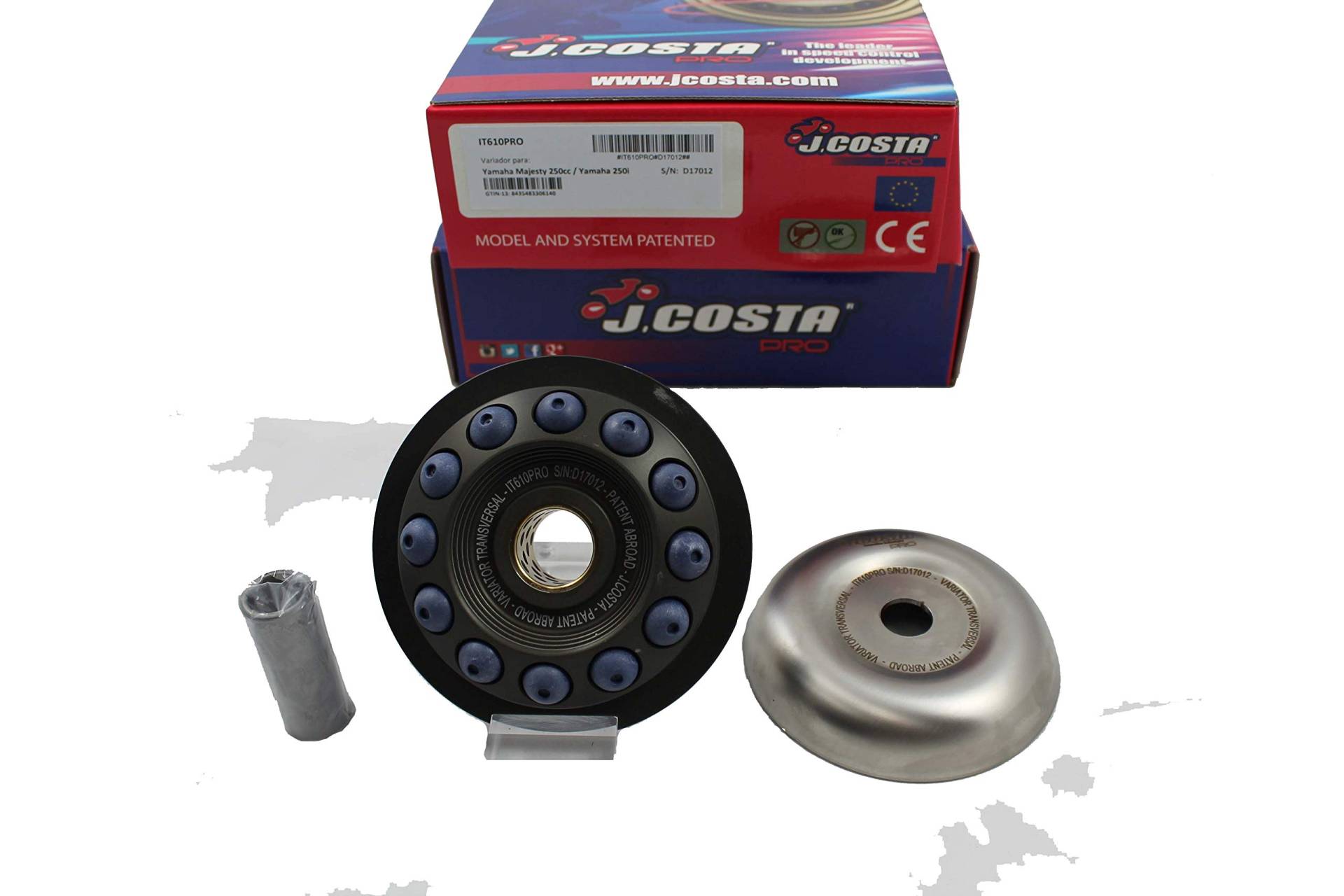 J.Costa Variomatik PRO Yamaha Majesty 250cc / Variomatik PRO Yamaha 250i (X Max, X City) / Versity 300 J.Costa Variomatik PRO Yamaha Majesty 250cc / Variomatik PRO Yamaha 250i (X Max, X City) / Versity 300 von J.COSTA