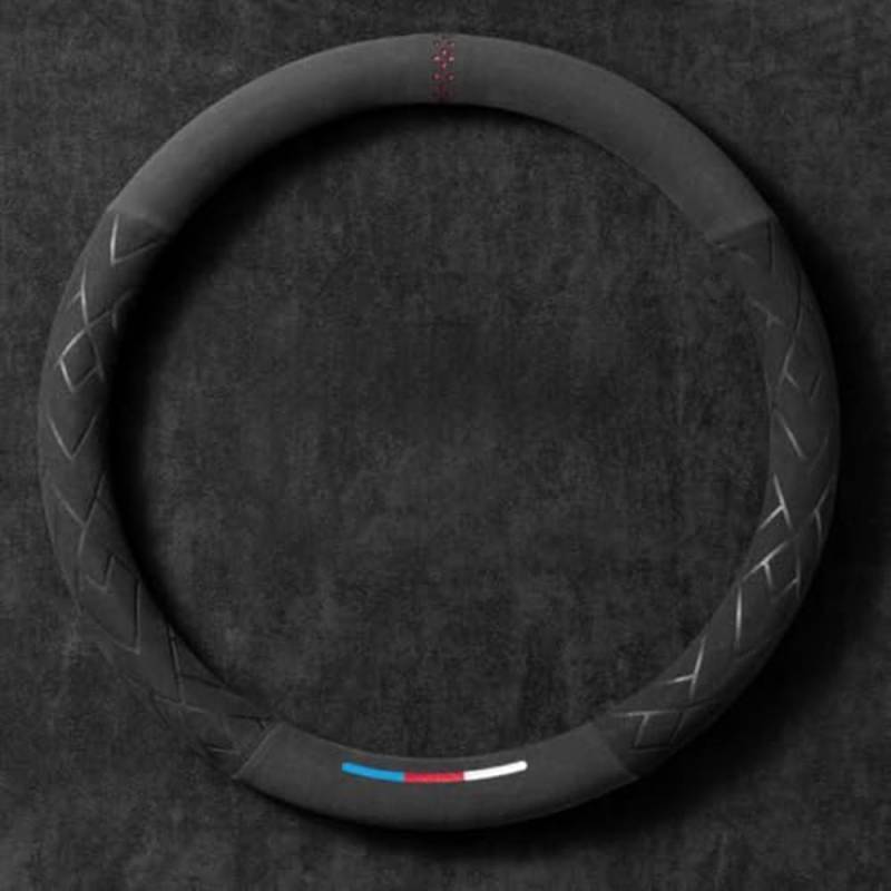 Auto Lenkradhüllen, für Dacia Sandero Stepway 3.Gen 2.Gen 2012-2025 Anti Rutsch Atmungsaktiv Auto Lenkradbezug Schutzhülle Steering Wheel Cover,C von JABBNGD