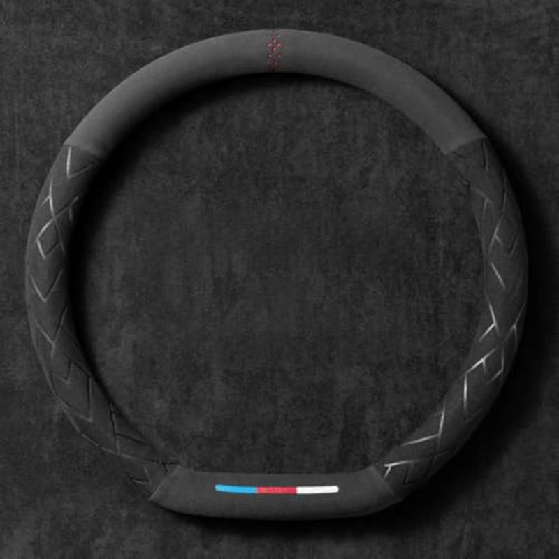 Auto Lenkradhüllen, für Ford Focus ST Line 2021 Anti Rutsch Atmungsaktiv Auto Lenkradbezug Schutzhülle Steering Wheel Cover,A von JABBNGD