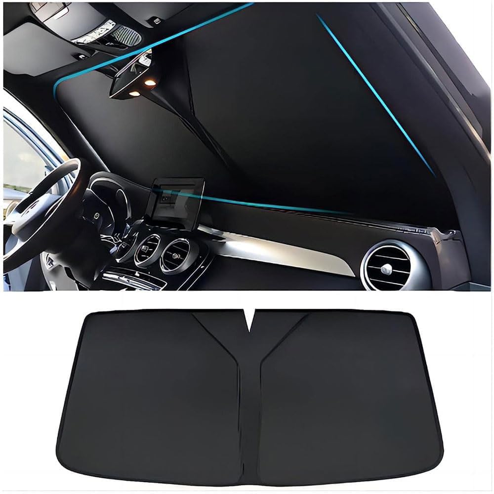 Auto Windschutzscheibe Sonnenblende, für Tesla Model 3 Model S Model X Model Y Auto Windschutzscheiben Abdeckung Sonnenblende Staub Wasserbeständig Auto Windschutzscheibe Sonnenblende, für Tesla Model 3 Model S Model X Model Y Auto Windschutzscheiben Abdeckung Sonnenblende Staub Wasserbeständig von JABBNGD