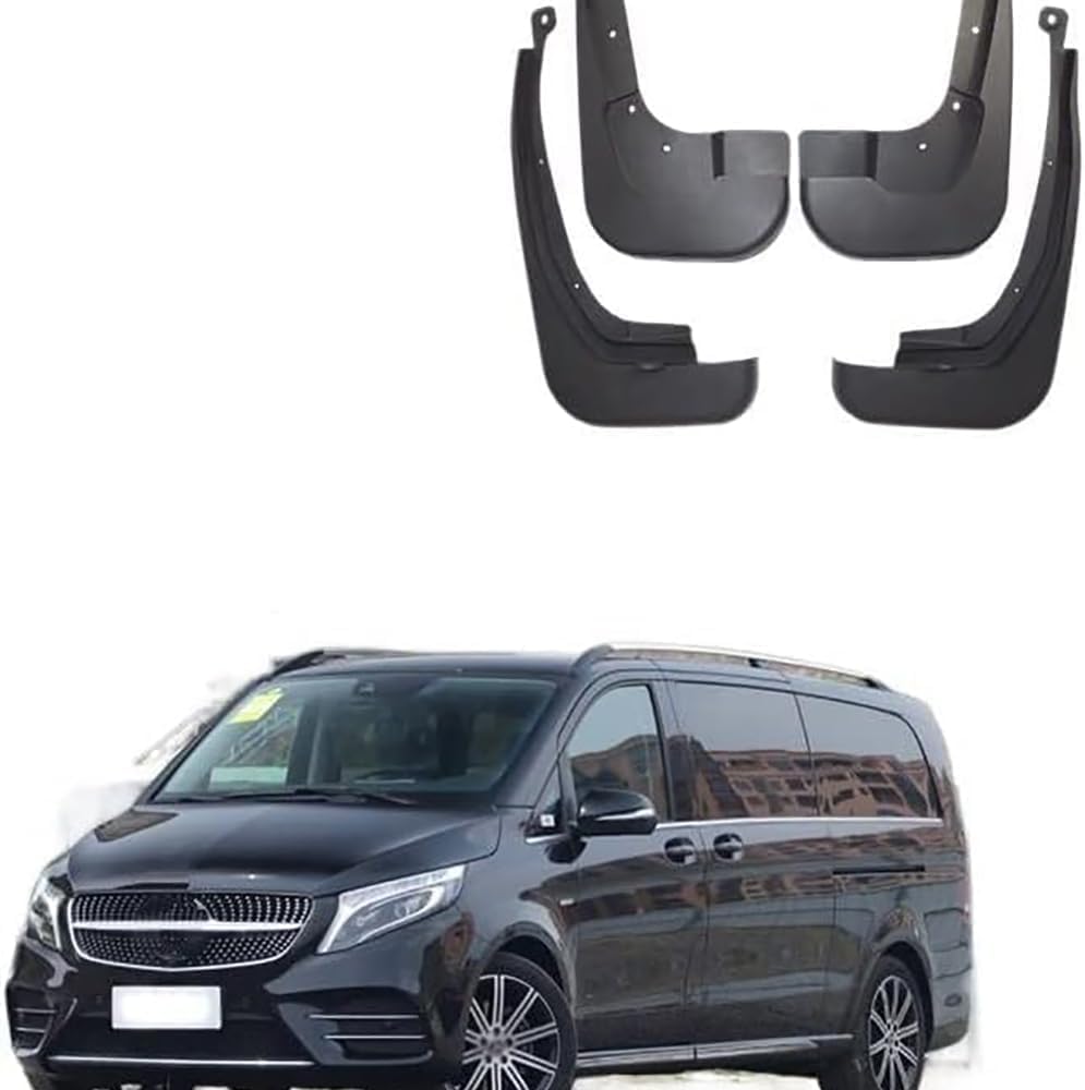 Auto Schmutzfänger für Mercedes Benz V-Klasse W447 AMG,Vorne Hinten Radschützer Spritzschutz Schutzbleche Fahrzeu Vollschutz Strapazierfähig Kotflügel Set Auto Schmutzfänger für Mercedes Benz V-Klasse W447 AMG,Vorne Hinten Radschützer Spritzschutz Schutzbleche Fahrzeu Vollschutz Strapazierfähig Kotflügel Set von JACCOS
