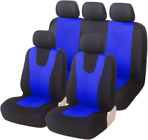 JACCOS Auto Sitzbezüge Set für K-ia Stonic YB / KX1 2018-2024,Alles Inklusive rutschfest und Verschleißfester Stoff Sitzschoner,Waschbarer Innenraum Zubehör,B/Blue von JACCOS