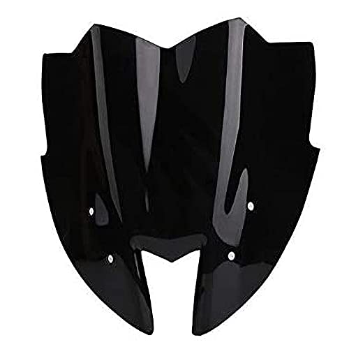 JANZU Motorcycle Schwarz Windshield Viser Visor für Z800 2012-2016 von JANZU