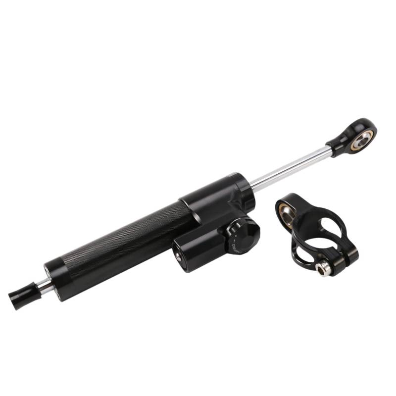 JANZU Universeller Lenkungs DäMpfer Motorrad Stabilisator Linear Umgekehrte Sichere Kontrolle CNC für MT09 MT07 YZF R1 R6 Schwarz von JANZU