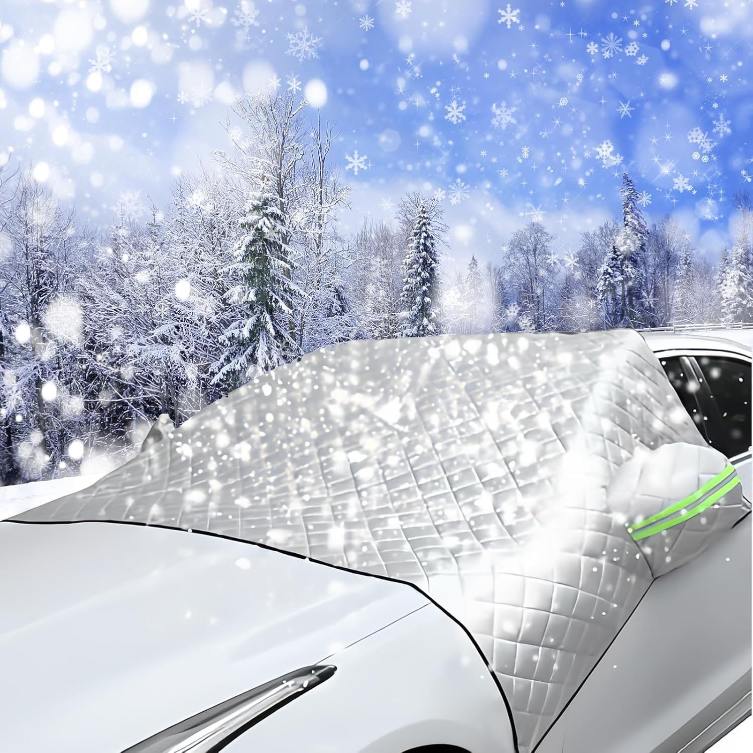 JAONLD Sonnenschutz Auto Frontscheibe 230*148 cm Windschutzscheibe Sonnenschutz für Alle Jahreszeiten zum Schutz vor Schnee,Eis,Frost,Uv-Strahlen,Frontscheibenabdeckung für Grobe Oder Kleine Suv,Auto JAONLD Sonnenschutz Auto Frontscheibe 230*148 cm Windschutzscheibe Sonnenschutz für Alle Jahreszeiten zum Schutz vor Schnee,Eis,Frost,Uv-Strahlen,Frontscheibenabdeckung für Grobe Oder Kleine Suv,Auto von JAONLD