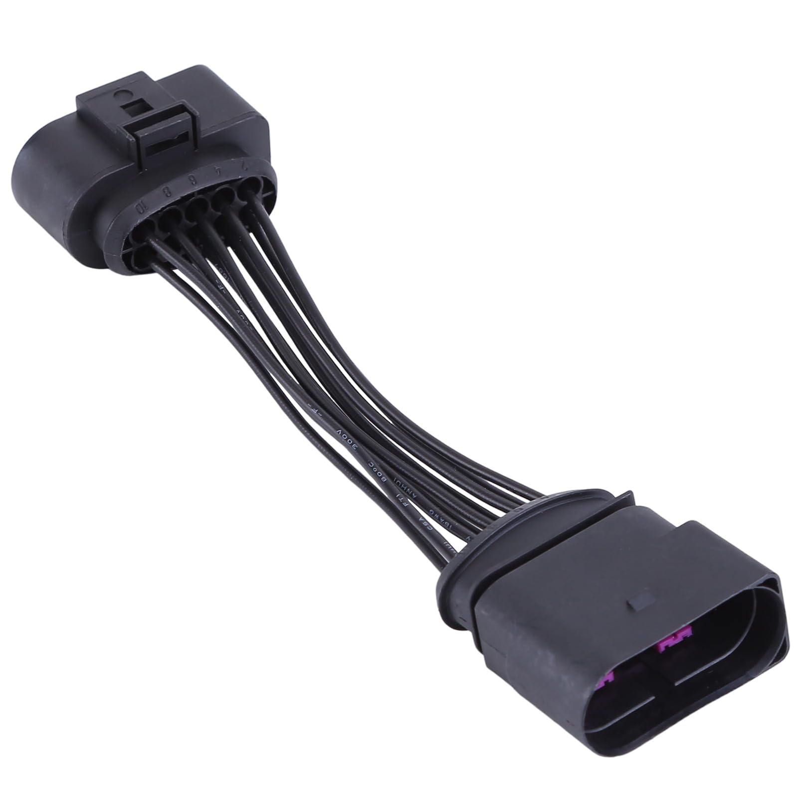 JAWSEU Xenon Scheinwerfer Kabelbaumstecker Kompatibel mit VW T5 2003–2009 Scheinwerfer konvertierungs Adapter Verdrahten Kabelbaum Scheinwerfer Buchse Kabelbaum Webstuhl 1JO 973 835, 6R0 973 735 von JAWSEU