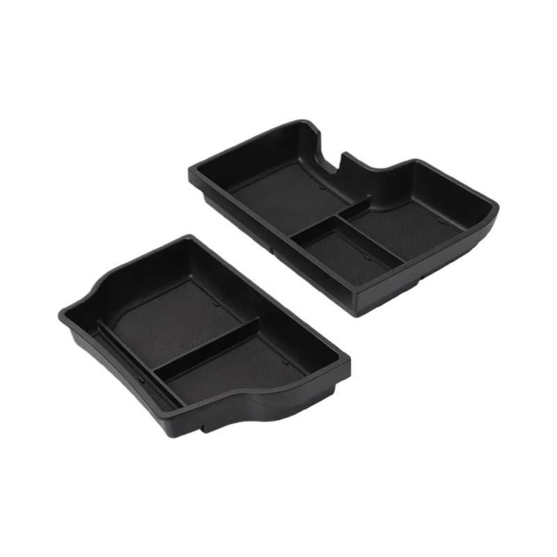 JAYQDZ 2 Teile/Satz Kompatibel for Toyota Sienna 2024 2025 Center Console Lower Storage Box Auto Innen Zubehör Ablage Organizer Fall von JAYQDZ