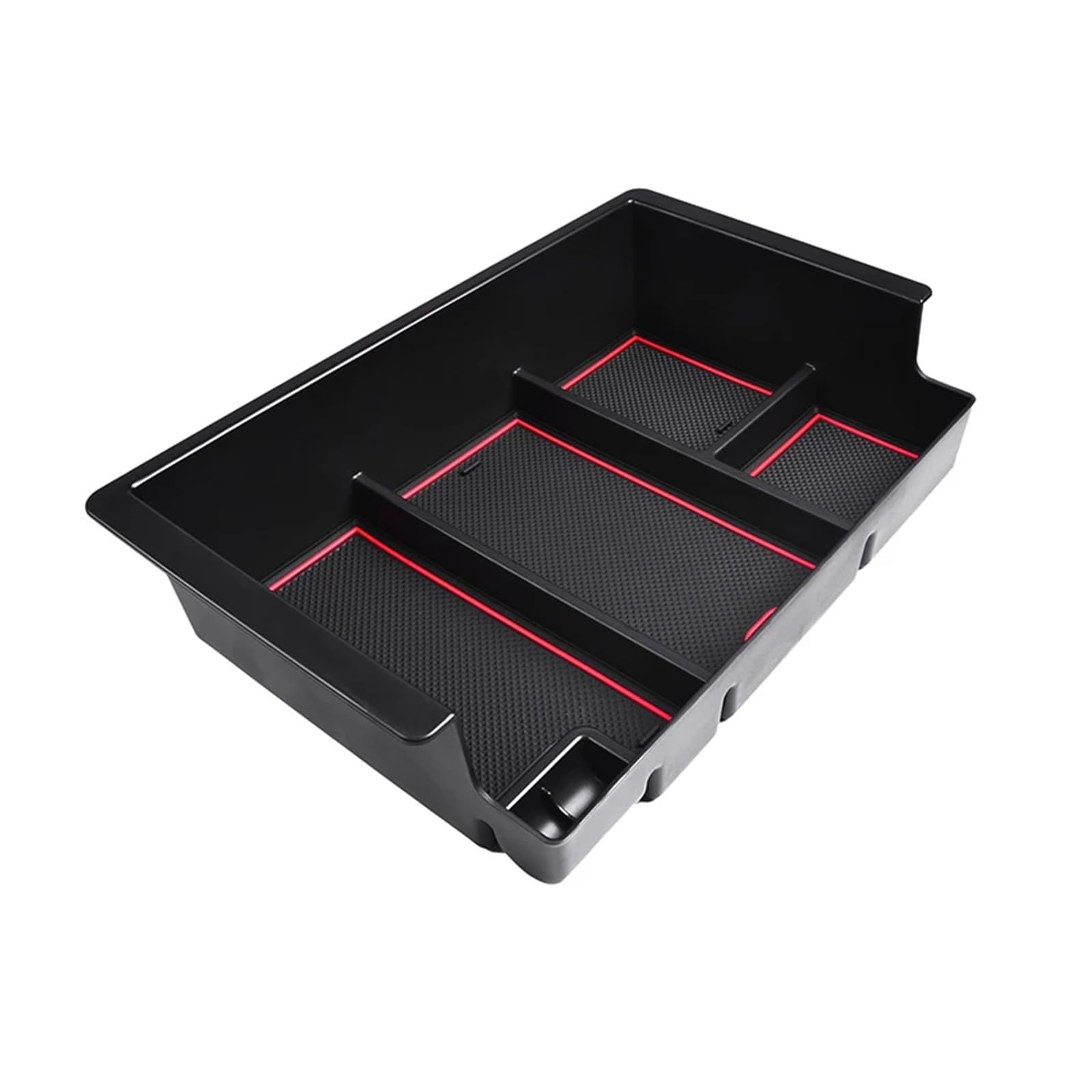 JAYQDZ ABS-Aufbewahrungsbox for die Mittelarmlehne des Autos, Behälter for Verstauen des Handschuhfachs, kompatibel mit Chevy Silverado/GMC Sierra 2014–2018, Innenausstattung(A) von JAYQDZ