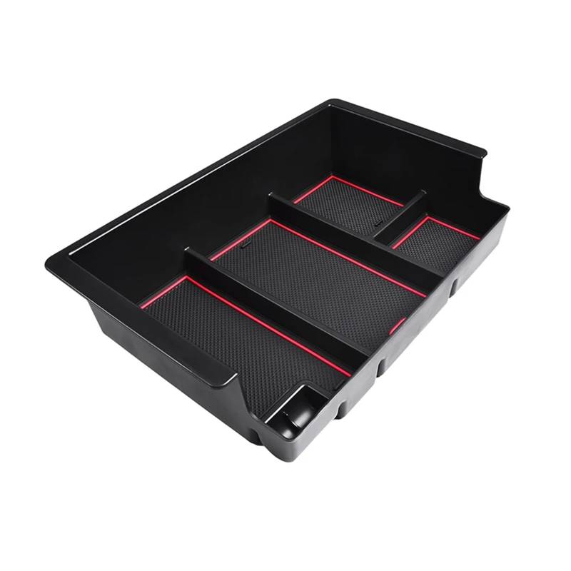JAYQDZ ABS-Aufbewahrungsbox for die Mittelarmlehne des Autos, Behälter for Verstauen des Handschuhfachs, kompatibel mit Chevy Silverado/GMC Sierra 2014–2018, Innenausstattung(A) von JAYQDZ