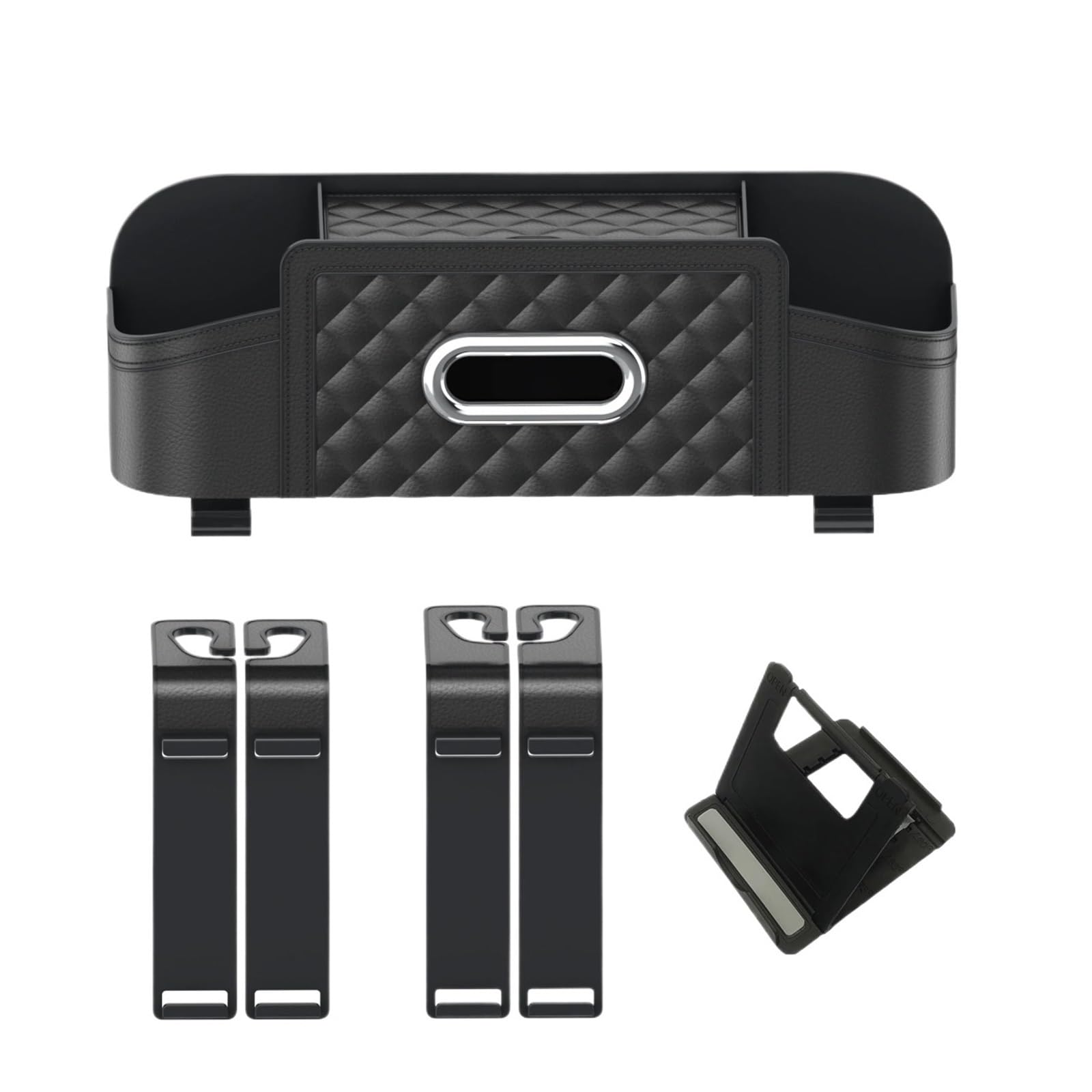 JAYQDZ Autositz-Rückenaufbewahrungsbox Hängetasche Multifunktionale Aufbewahrungsbox Autositz-Rückenaufbewahrungsbox Auto-Innendekorationsprodukte(Black) von JAYQDZ