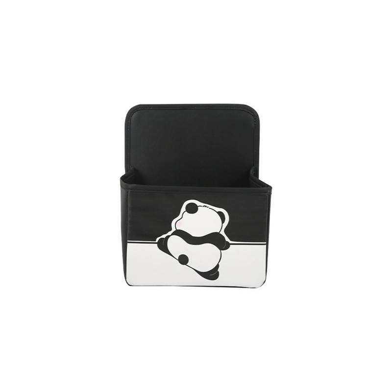 JAYQDZ Klebrige Auto-Schuhbox, Autozubehör, Kofferraum, kreativer Sitz, Leder, Cartoon-Aufbewahrungs-Schuhbox, universell(240607-4) von JAYQDZ