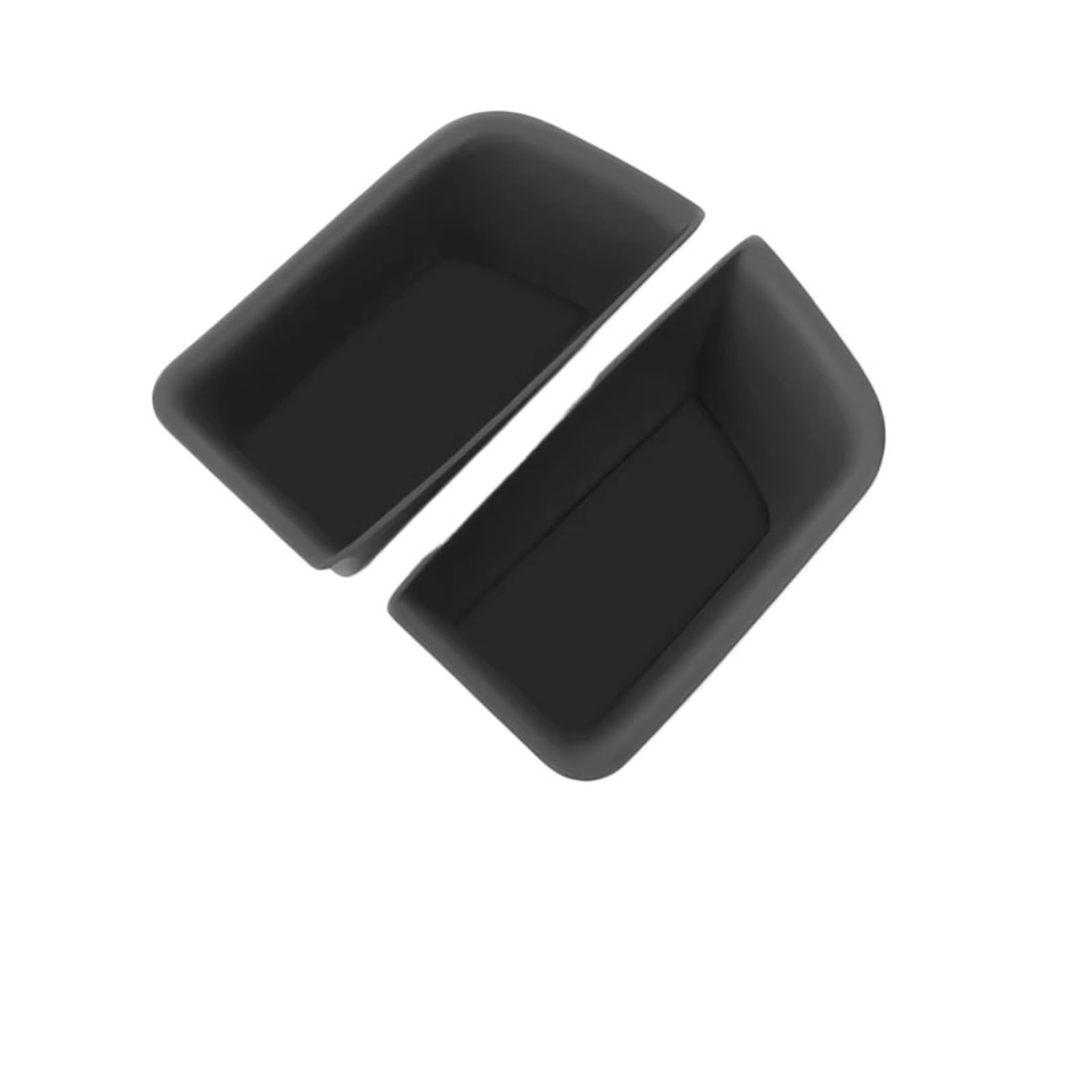 JAYQDZ Kompatibel for Porsche 2014–2024, Auto-Organizer, Türgriff-Aufbewahrungsbox, Armlehnenschutz for die Vorder- und Hintertür, Schlüssel- und Telefonhalter, Zubehör(Front B 14-24) von JAYQDZ