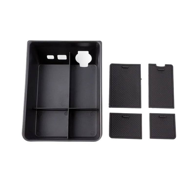JAYQDZ Kompatibel for ZEEKR 001 Center Control Aufbewahrungsbox Aufbewahrungsbox Regal Armlehnenbox Innenraum Autozubehör(Alcantara 6501) von JAYQDZ