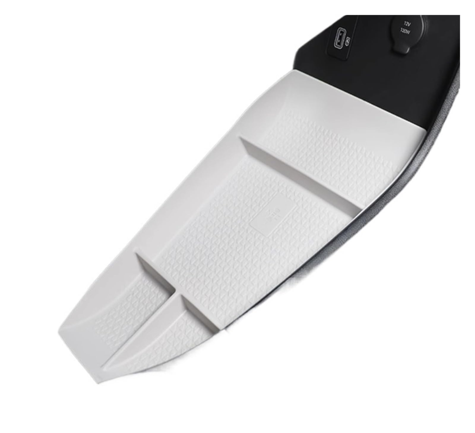 JAYQDZ Kompatibel mit BYD Yuan UP Yuan Pro 2024 2025. Untere Aufbewahrungsbox der Mittelkonsole, Autoinnenausstattung, Ablagefach, Organizer-Koffer(White) von JAYQDZ