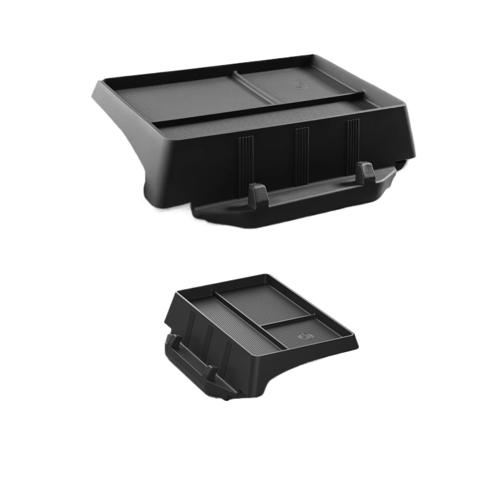 JAYQDZ Kompatibel mit Tesla Model Y 2024, Aufbewahrungsbox for Autoinstrumententafel, kompatibel mit Model 3 2021–2023, Dashboard-Organizer, Ablage, Autozubehör(Model 3 Y Black 1pc) von JAYQDZ