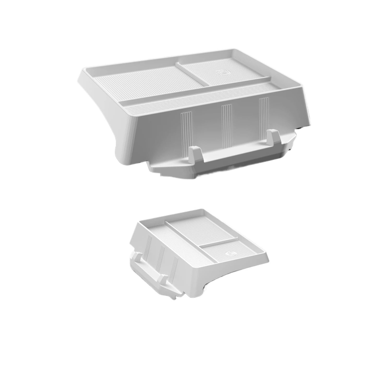 JAYQDZ Kompatibel mit Tesla Model Y 2024, Aufbewahrungsbox for Autoinstrumententafel, kompatibel mit Model 3 2021–2023, Dashboard-Organizer, Ablage, Autozubehör(Model 3 Y White 1pc) von JAYQDZ
