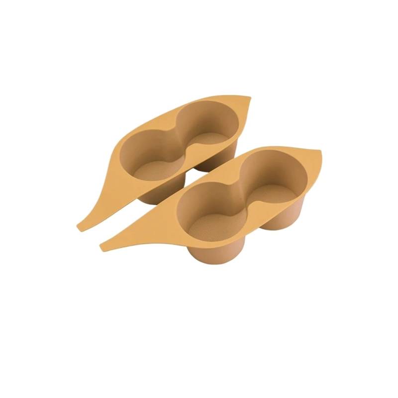JAYQDZ Türaufbewahrungsboxmatte Kompatibel for DENZA D9 Dritte Reihe Türschlitzmatte Aufbewahrungsbox Wasserbecher Silikon Autozubehör 2023 2024 2025(A Orange) von JAYQDZ