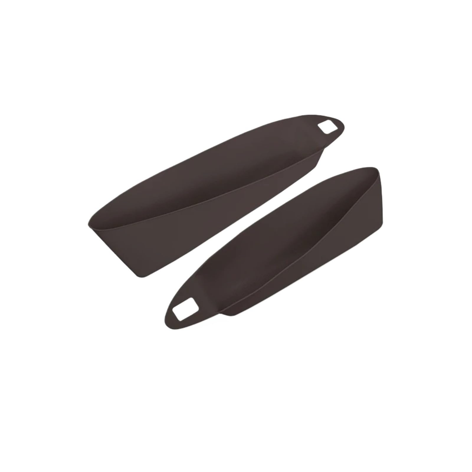 JAYQDZ Türaufbewahrungsboxmatte Kompatibel for DENZA D9 Dritte Reihe Türschlitzmatte Aufbewahrungsbox Wasserbecher Silikon Autozubehör 2023 2024 2025(C Brown) von JAYQDZ