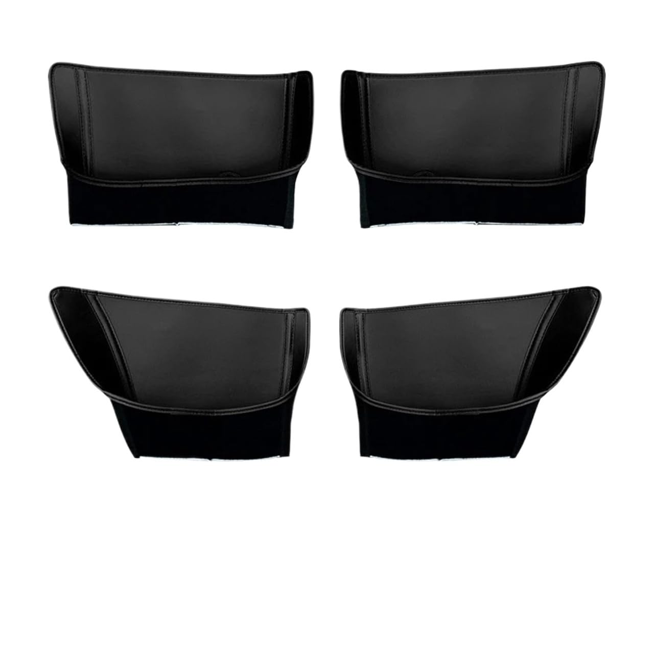 JAYQDZ for Li Lixiang L6 L7 L8 L9 Auto-Styling Türaufbewahrungstasche Türschlitzpolster Innenschutz PU-Lederpolster Zubehör(Black L7) von JAYQDZ