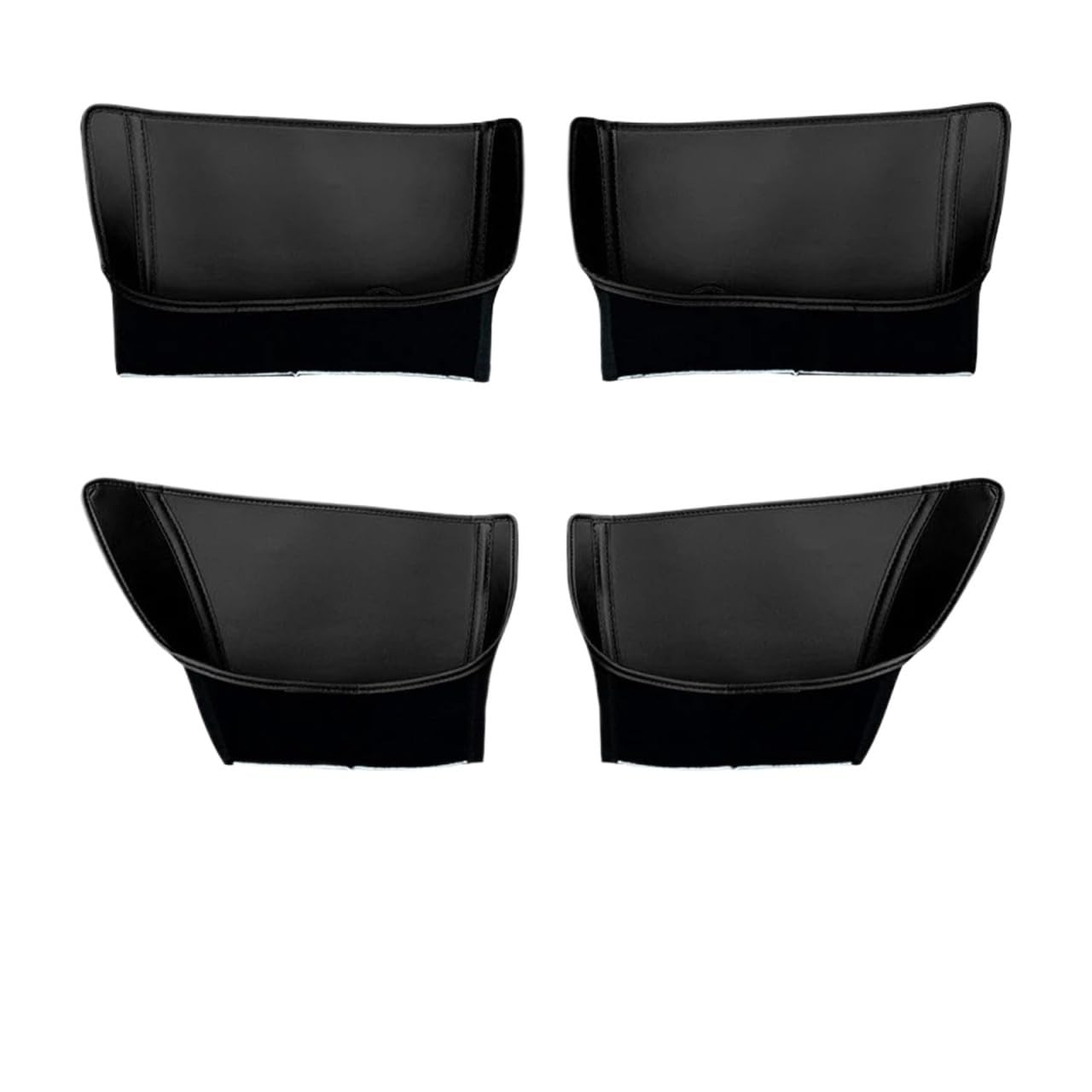 JAYQDZ for Li Lixiang L6 L7 L8 L9 Auto-Styling Türaufbewahrungstasche Türschlitzpolster Innenschutz PU-Lederpolster Zubehör(Black L8) von JAYQDZ