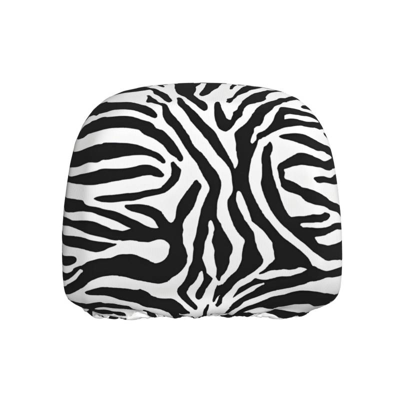 JAYWIS Zebra Prints Universal-Auto-Kopfstützenbezug, UV-/Staub-/Kratzschutz, dehnbare Passform für SUV/LKW/Sedan, dekorativer Sitzschutz von JAYWIS