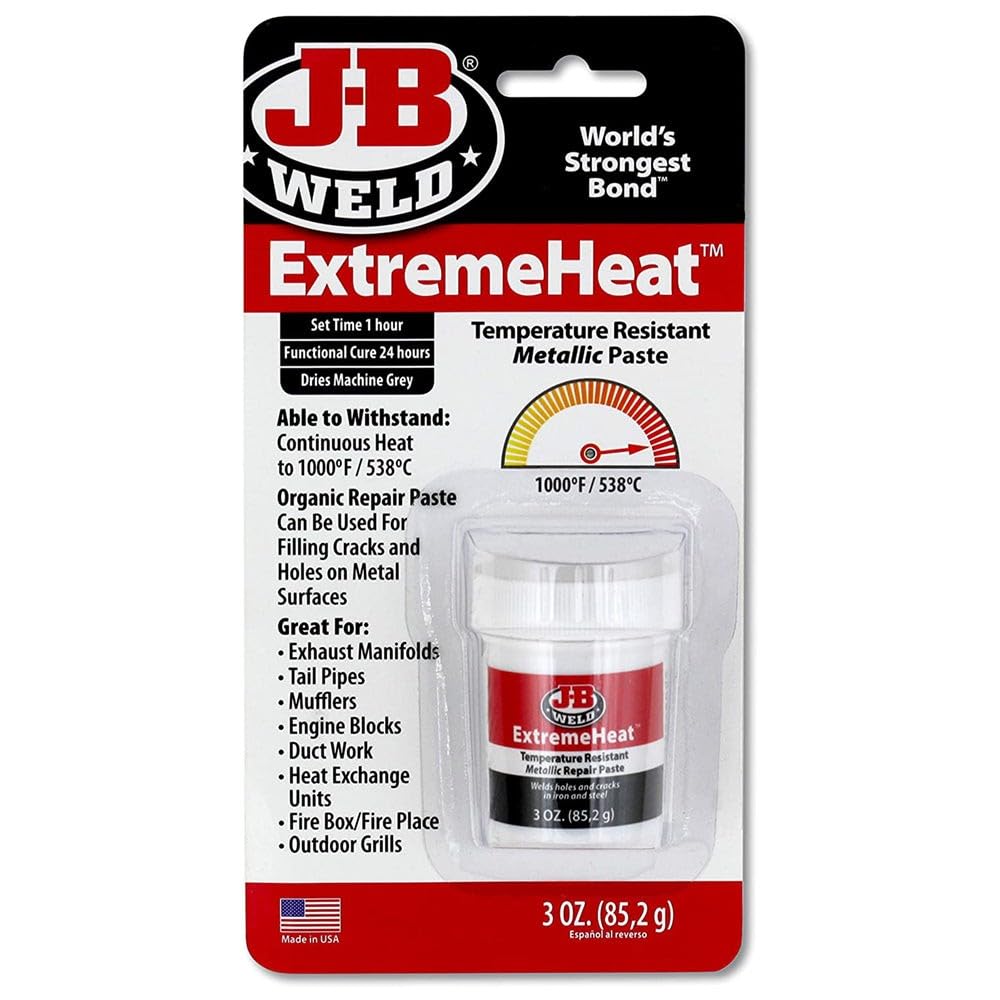 J-B Weld, gegen hohe Temperaturen beständige Metallpaste, 37901, ca. 90 ml von J-B Weld