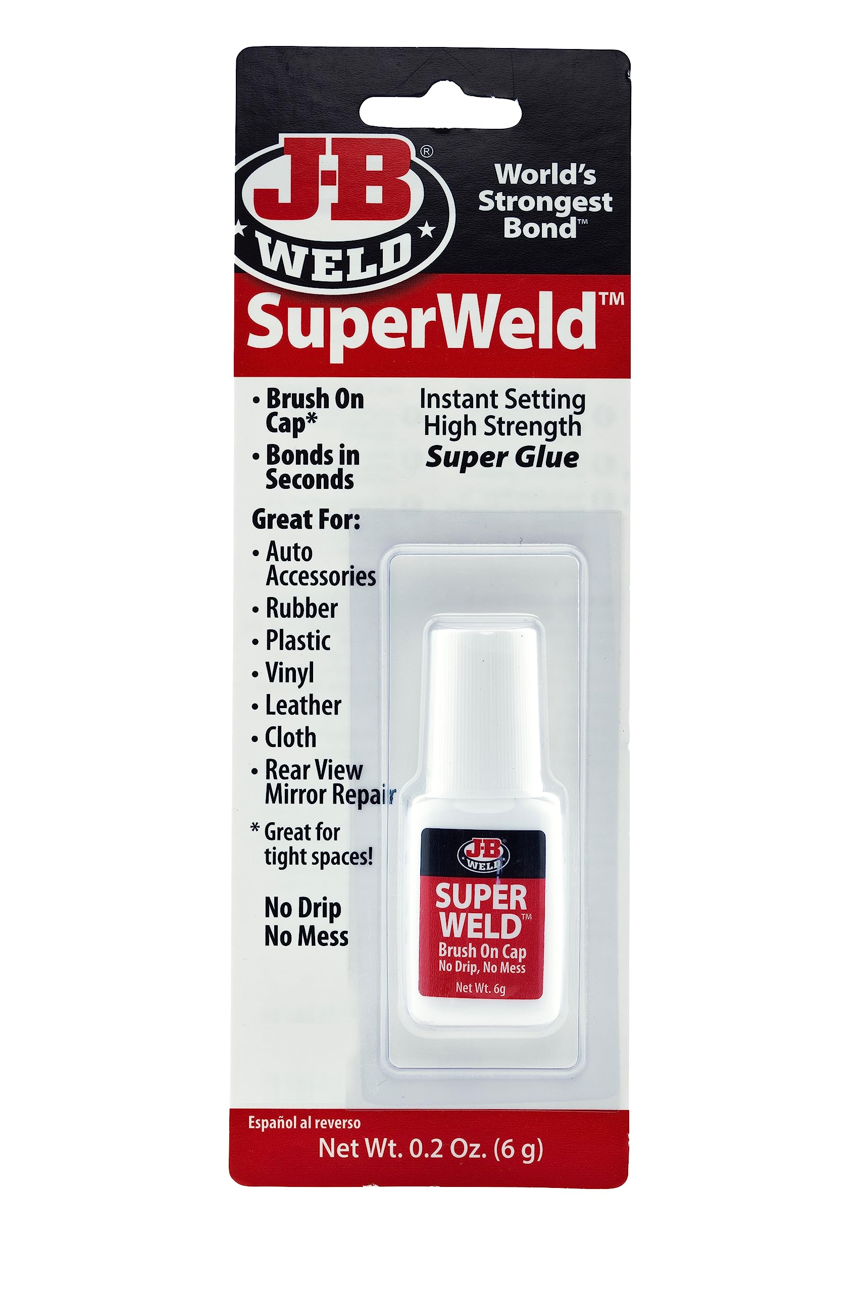 J-B Weld 33106 Clear SuperWeld Glue - 0.2 oz. by J-B Weld von J-B Weld