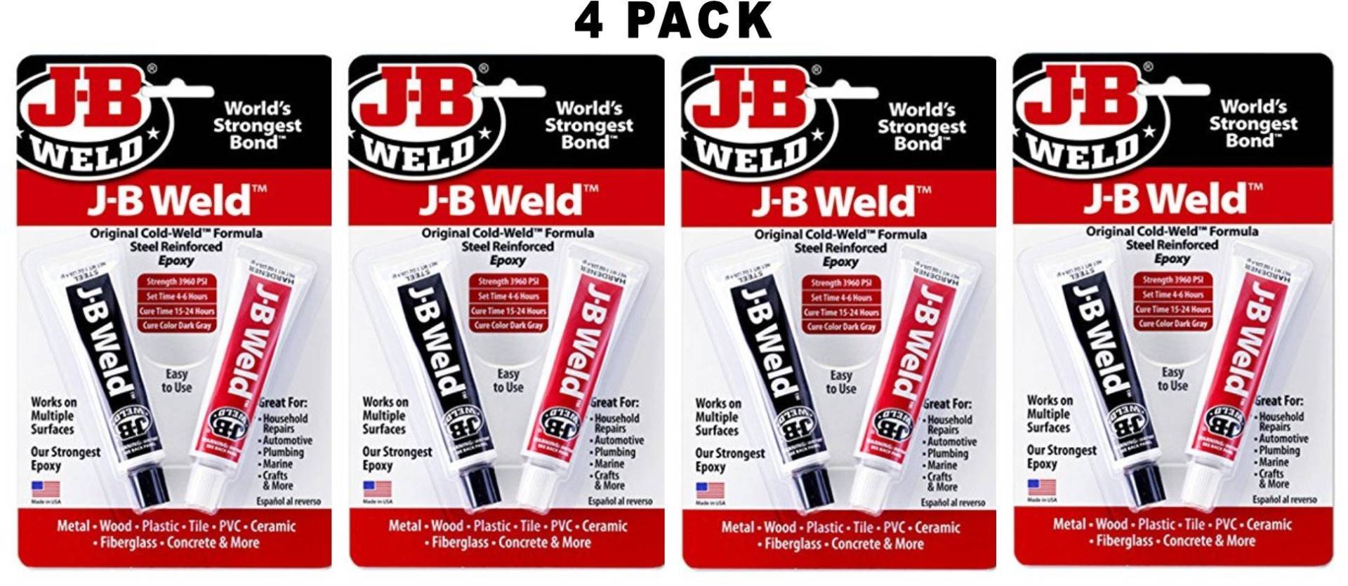 J-B Weld 8265S Kaltschweiß Stahlverstärktes Epoxid mit Härter, 57 g von J-B Weld