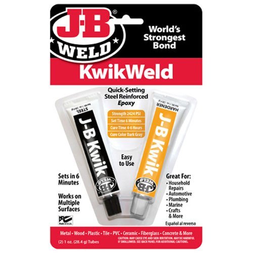J-B Weld 8276 KwikWeld Quick Setting Steel Reinforced Epoxy - 2 oz by J-B Weld von J-B Weld