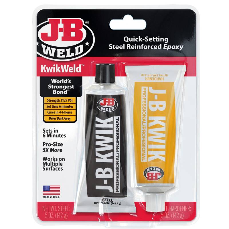 JB Weld 8271UK Kunststoff-Schweißkleber, dunkelgrau, 2 Tuben à 142 g von J-B Weld